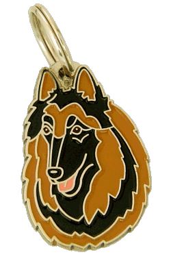BELGIAN SHEPHERD, TERVUREN - pet ID tag, dog ID tags, pet tags, personalized pet tags MjavHov - engraved pet tags online